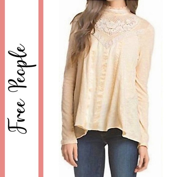 Free People | Modern Victorian Lace Swing Top - Picture 12 of 12